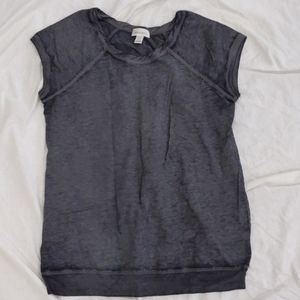 3/$30 Motherhood Maternity short sleeve sweatshirt grey
